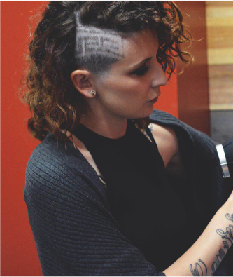 Anissa Cutting Hair